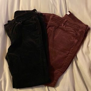 Loft modern skinny corduroys in size 10 petite.